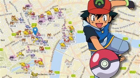 pokemon go map real time.